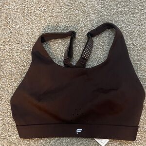 Fabletics Cacao high impact sports bra